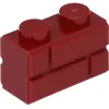 LEGO® 1x2 Briques de construction rouge foncé - 98283 NOUVEAU ! Quanti...