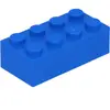 LEGO® Briques 2x4 Bleu - 3001 NOUVEAU  Quantité 100x