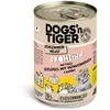 6 x 400 g Menu gourmet Dogs’n Tiger volaille et poulet, nourriture humide pour chat