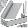 Natte pare-vue pvc Clôture pare-vue Habillage de balcon Coupe-vent Lamelles renforcées résistantes aux intempéries pour jardin balcon terrasse