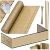 Natte pare-vue en pvc Clôture pare-vue Habillage de balcon Coupe-vent Lamelles renforcées résistantes aux intempéries pour jardin balcon terrasse