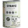 6x 400g STRAYZ BIO poulet & courgettes bio nourriture pour chat humide