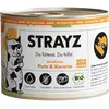 STRAYZ BIO 6 x 200 g pour chat   dinde bio & carotte bio en sauce