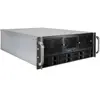 Boîtier 19'' IPC 4U 4408-L, rack 4U, noir, sans bloc d'alimentation