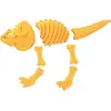 Moules de sable Triceratops jaune