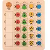 Puzzle de chiffres coccinelle