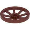 LEGO® Roue de chariot Carrosse Marron - 4489b NOUVEAU  Quantité 10x