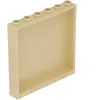 LEGO® 1x6x5 Panneaux Élément de mur Beige clair - 59349 NOUVEAU Quanti...