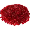 LEGO® 1x2 Carreaux Transparent Rouge - 3069b NOUVEAU ! Quantité 50x