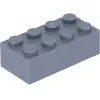 LEGO : 250 briques, différentes tailles, gris foncé