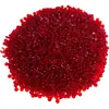 LEGO : 100 carreaux ronds 1x1, rouge transparent