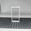 LEGO® 1x4x6 Portes Transparent et cadre blanc pour maison, bâtiment NO...