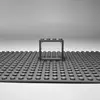 LEGO® 1x4x6 Portes Transparent et cadre gris pour maison, bâtiment NOU...
