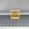 LEGO® 1x4x3 Fenêtre Golden Cadre blanc pour maison, bâtiment NOUVEAU !...