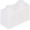 LEGO® 1x2 Briques striées Briques striées blanches - 2877 NOUVEAU ! Qu...
