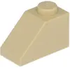 LEGO® 2x1 Tuiles inclinées Beige clair pour toit - 3040 NOUVEAU Quanti...