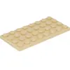 LEGO® 4x8 Panneaux de construction Beige clair Constructible des deux ...