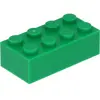LEGO : Mélange de briques vert/vert citron