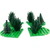 LEGO® MOC Set de 12 arbres et arbustes en vert foncé Pièces 12x