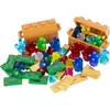 LEGO® Géant Trésor d'argent, d'or et de pierres précieuses avec 2 coff...