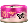 12x70g Extra Food Filet au bouillon filet de thon Lucky Lou nourriture...