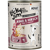 6x400g Lucky Jim Adult boeuf et cerf pâté pour chien