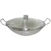 Bosch HEZ390090, Poêle à Wok 16,8 cm, Compatible avec l'induction, couvercle en verre