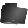 Siemens - Hotte décorative inclinée 90cm 51db 441m3/h noir LC91KLT60