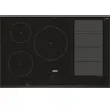 Siemens table de cuisson induction 80cm 4 feux 7400w noir - ex851lvc1f