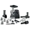 9 bosch Série 6 Hachoir à viande MultiPower 2100 W Noir, argent métall...