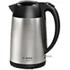 Bouilloire électrique bosch twk3p420 1,7 l 2400 w noir, acier inoxydable