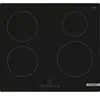 Table de cuisson induction 60cm 4 feux 4600w noir - PUE61RBB5E - BOSCH