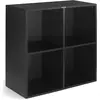 Zomo VS-Box 400 grand meuble de rangement pour vinyles & CD