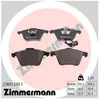 Zimmermann Kit de plaquettes de frein, frein à disque 23801.200.1