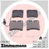 Zimmermann Kit de plaquettes de frein, frein à disque 23176.180.1