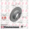 OTTO ZIMMERMANN GMBH Disques de frein pour PORSCHE: Boxster (Ref: 460.1524.20)