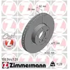 Disque de frein COAT Z 150.3447.20 Zimmermann 150.3447.20