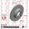 Disque de frein COAT Z 460.4512.20 Zimmermann 460.4512.20