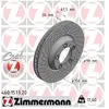 Disque de frein COAT Z 460.1573.20 Zimmermann 460.1573.20