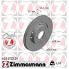 Disque de frein COAT Z 440.3122.20 Zimmermann 440.3122.20