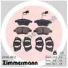 Zimmermann Kit de plaquettes de frein, frein à disque 23706.180.2