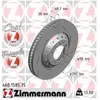 Disque de frein FORMULA Z DISQUE DE FREIN 460.1585.75 Zimmermann 460.1585.75