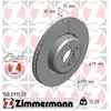 Disque de frein COAT Z 150.2911.20 Zimmermann 150.2911.20