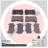 Zimmermann Kit de plaquettes de frein, frein à disque 23325.160.1