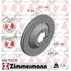 Disque de frein FORMULA Z DISQUE DE FREIN 460.1551.70 Zimmermann 460.1551.70