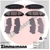Zimmermann Kit de plaquettes de frein, frein à disque 24164.175.1