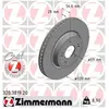 Disque de frein COAT Z 320.3819.20 Zimmermann 320.3819.20