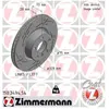 Disque de frein BLACK Z 150.3494.54 Zimmermann 150.3494.54