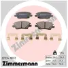 Zimmermann Kit de plaquettes de frein, frein à disque 22334.180.2