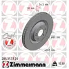 Disque de frein COAT Z 285.3537.20 Zimmermann 285.3537.20